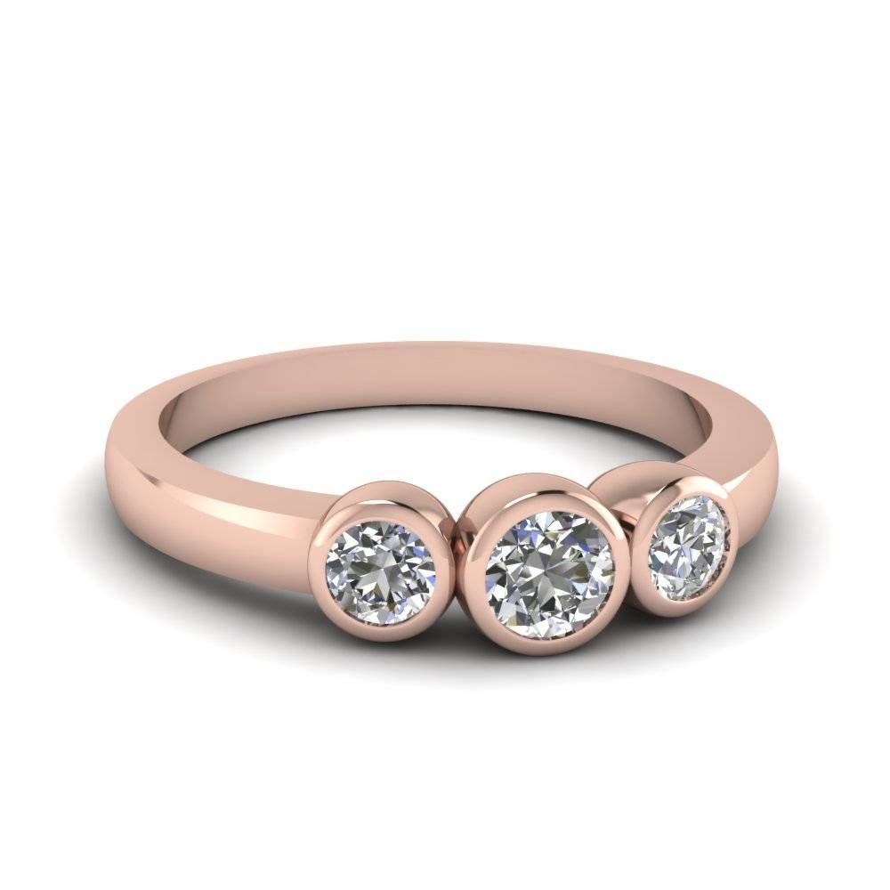 Buy 3 Stone Round Engagement Rings Online |fascinating Diamonds Pertaining To Newest 3 Stone Diamond Anniversary Rings (View 21 of 25)
