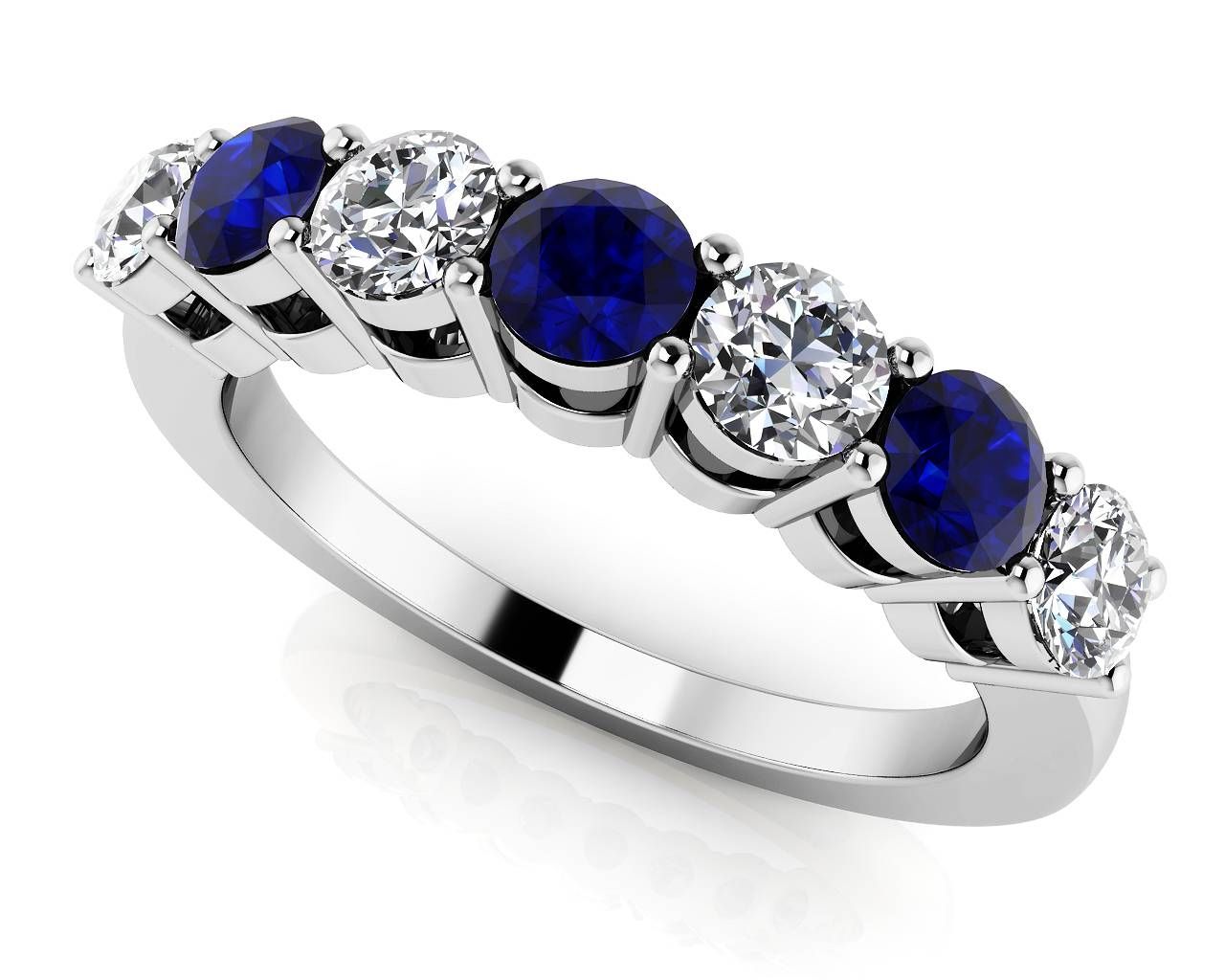 Design Your Own Diamond Anniversary Ring & Eternity Ring Throughout Latest Gemstone Anniversary Rings (View 6 of 25)