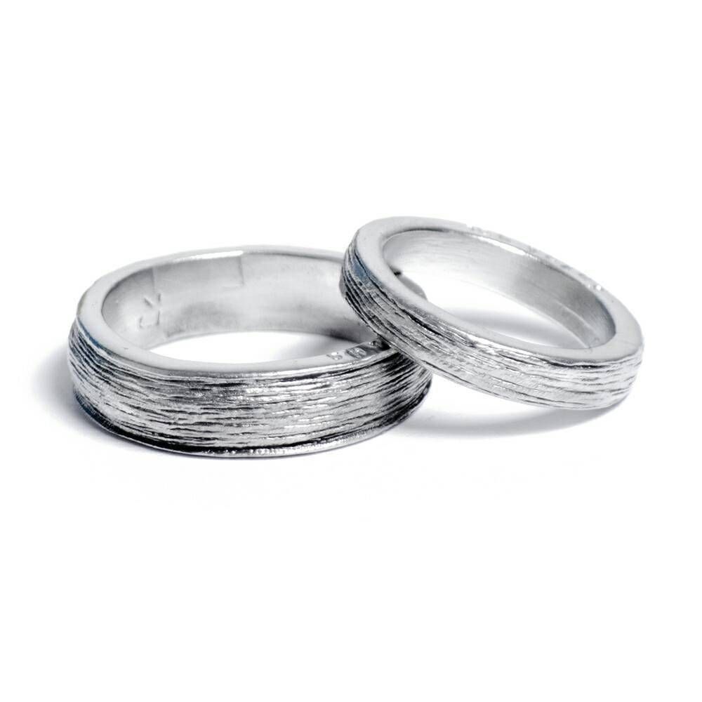 Him And Hers 100% Pure Tin Rings Inscribed With 'ten Inside Most Recently Released Anniversary Rings For Him (View 1 of 25)