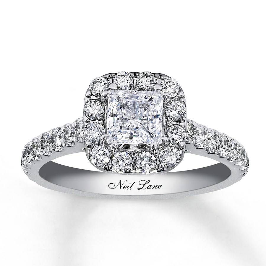 Kay – Neil Lane Bridal Ring 1 1/2 Ct Tw Diamonds 14k White Gold Pertaining To Recent Neil Lane Anniversary Rings (View 25 of 25)