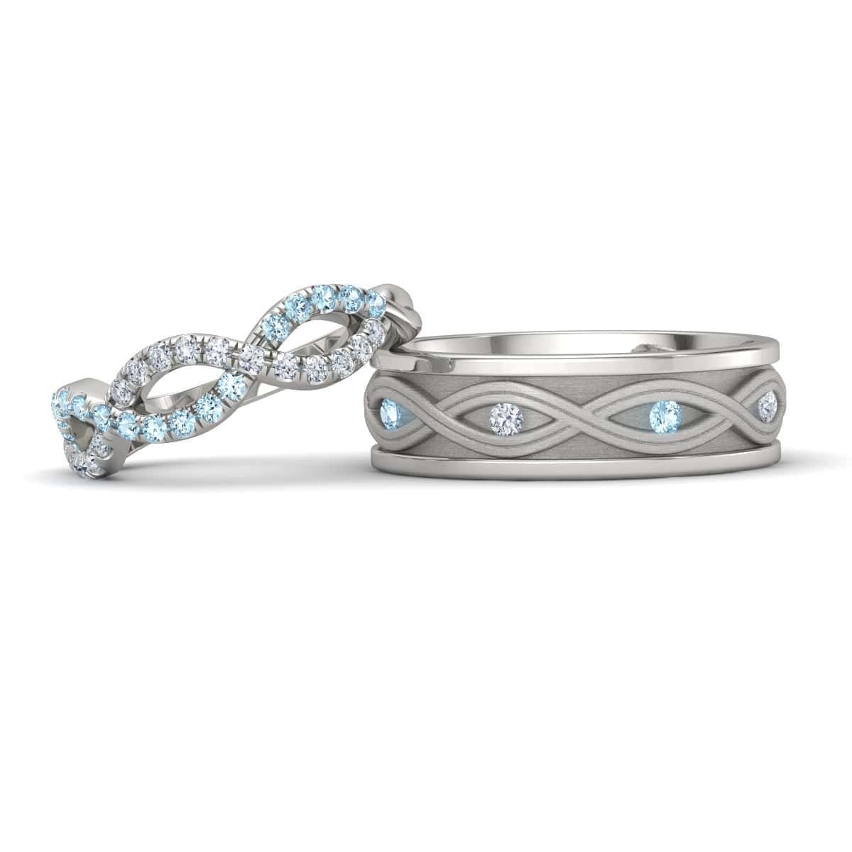 Matching Wedding Bands | Gemvara Within Current His And Hers Anniversary Rings (View 18 of 25)