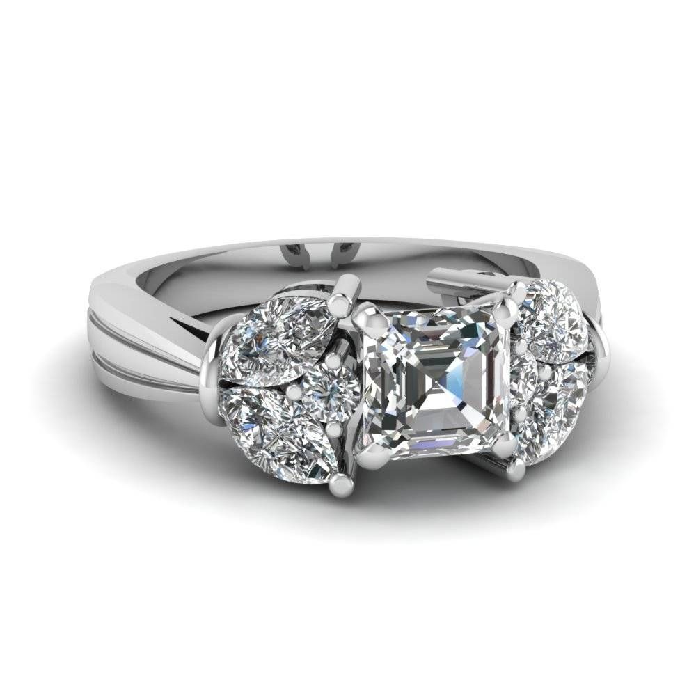 Popular Asscher Cut Diamond Rings | Fascinating Diamonds Inside Most Recent Marquise Cut Diamond Anniversary Rings (View 11 of 25)