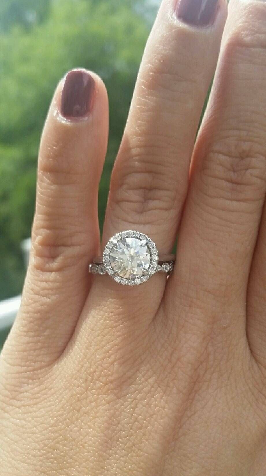 Ring Help! Halo Ring For Anniversary – Weddingbee With 2017 10th Anniversary Rings (View 3 of 15)