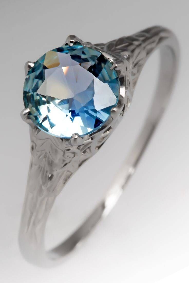 Rings : Cushion Cut Diamond Ring Antique Earrings Diamond With 2018 Blue Diamond Anniversary Rings (View 15 of 25)