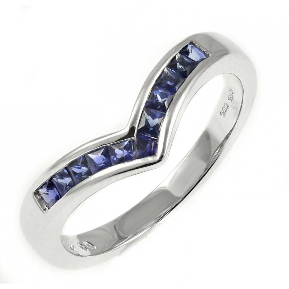 Rings : Sapphire And Diamond Eternity Rings Ruby Eternity Ring Throughout Most Up To Date White Sapphire Anniversary Rings (View 2 of 25)
