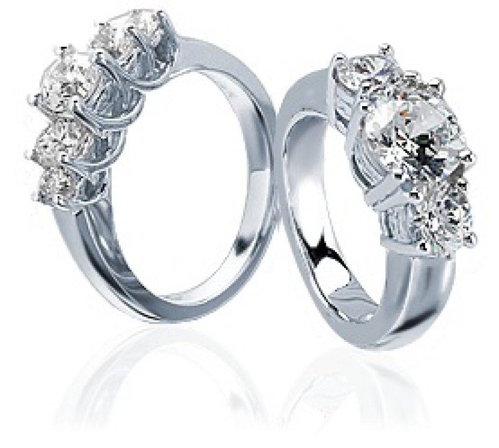 Wedding Ring : Diamond Anniversary Rings Three Stone Anniversary Regarding Latest 5 Year Anniversary Rings (View 11 of 25)