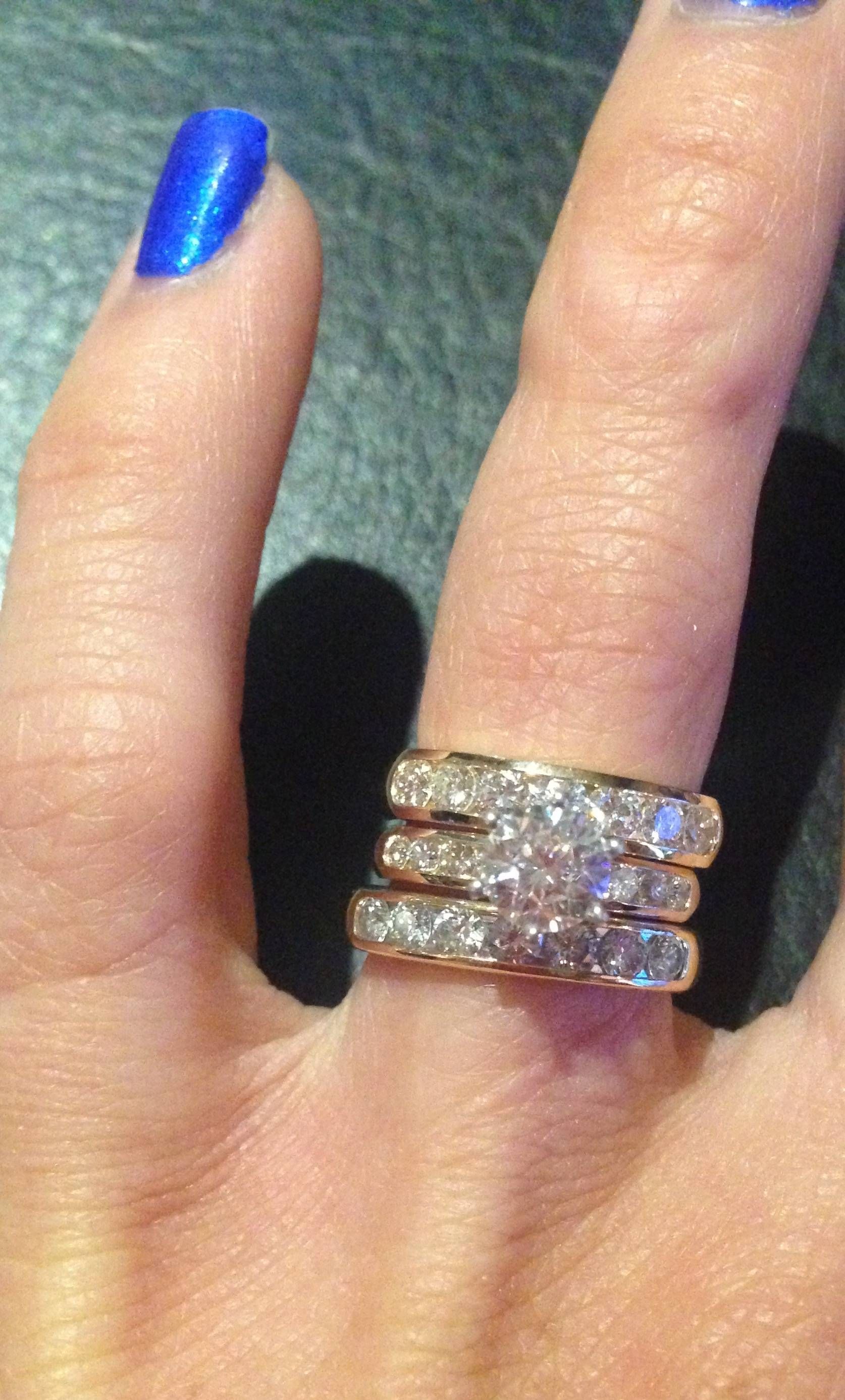 Wedding Rings : 3 Stone Diamond Anniversary Rings Zales In Current Ten Year Wedding Anniversary Rings (View 9 of 25)