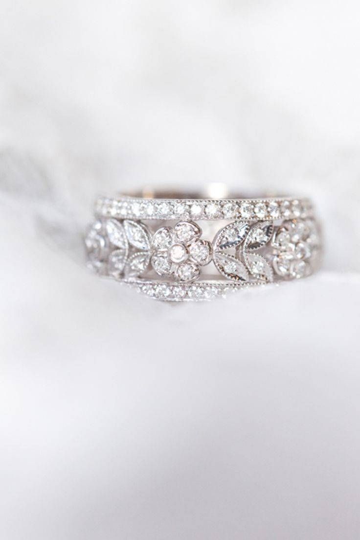 Wedding Rings : Antique Eternity Wedding Bands Vintage Anniversary Intended For Most Up To Date 25 Year Wedding Anniversary Rings (View 18 of 25)
