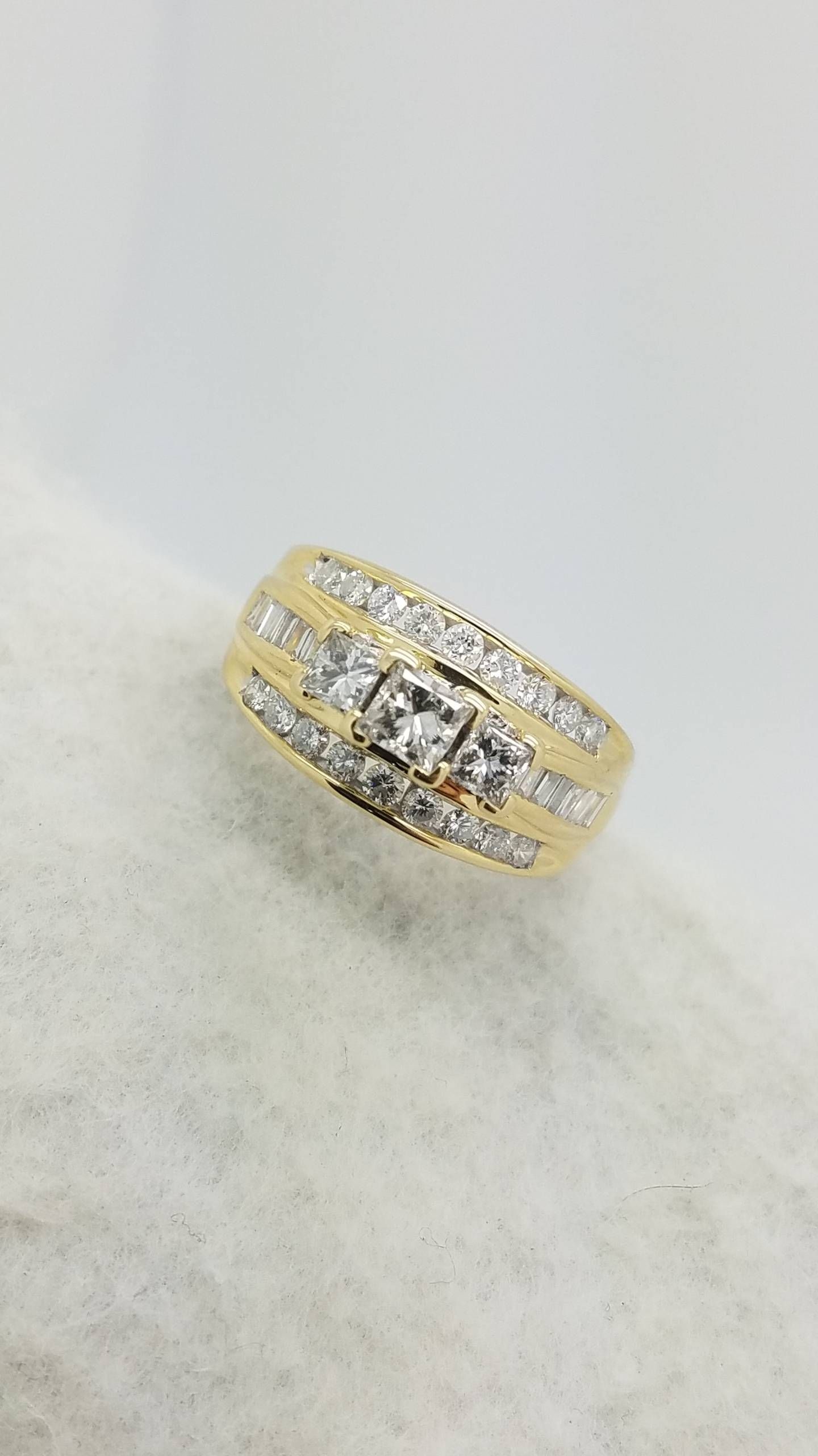 Wedding Rings : Past Present Future Engagement Ring Wedding Band In 2017 Past Present Future Anniversary Rings (View 13 of 25)