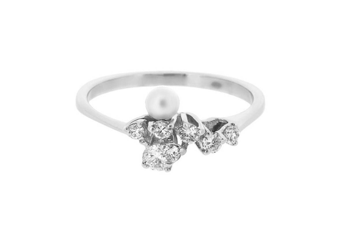 Wedding Rings : Pleasurable Pearl Engagement Ring Vs Diamond Inside Current 30th Wedding Anniversary Rings (View 23 of 25)