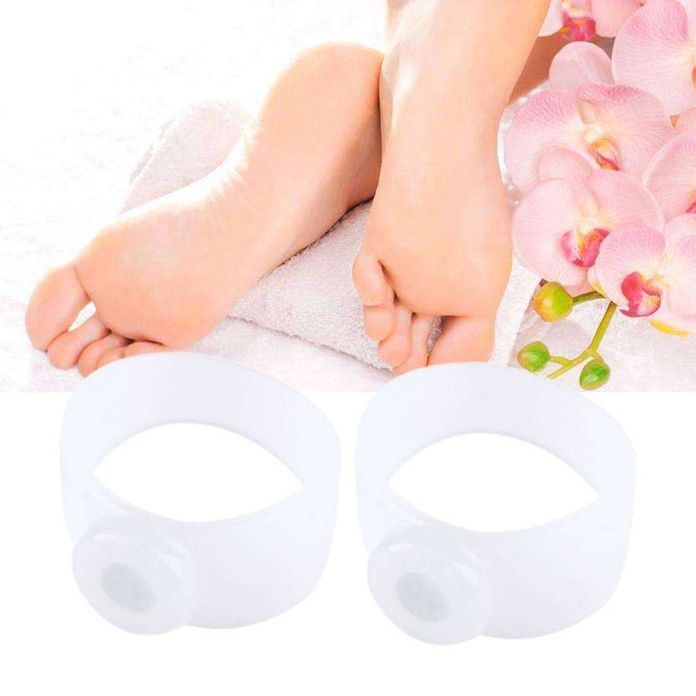 1pair Magnetic Silicone Toe Rings Foot Massage Slimming Toe Ring In Recent Slimming Toe Rings (View 11 of 15)
