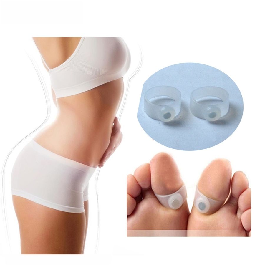 1pair Slimming Lose Weight Magnetic Toe Ring Fashion Women Foot For Most Current Magnetic Toe Rings (View 14 of 15)