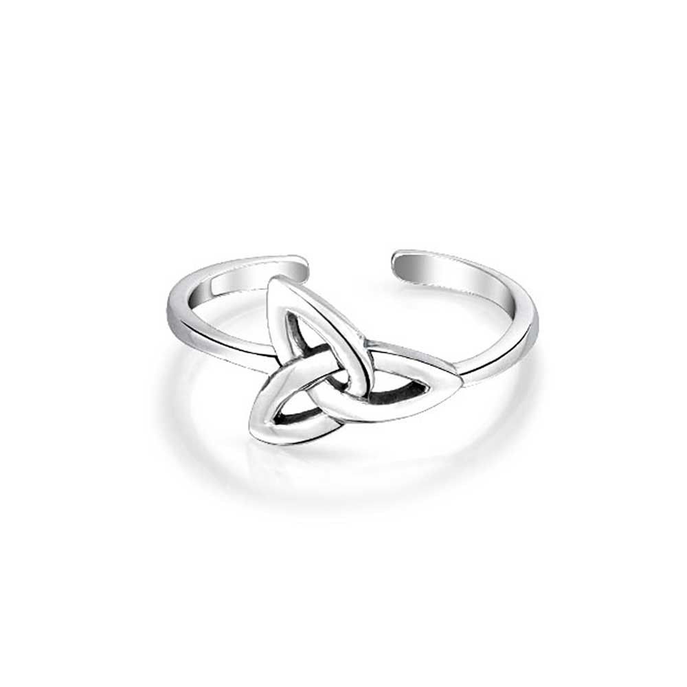 925 Silver Celtic Midi Ring Adjustable Claddagh Heart Toe Rings In Most Recent Heart Toe Rings (View 9 of 15)