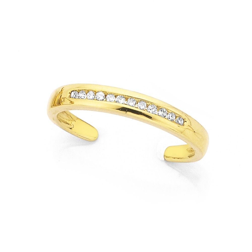 9ct Gold Diamond Toe Ring – Prouds Catalogue – Salefinder Regarding Most Recent Goldmark Toe Rings (View 4 of 15)