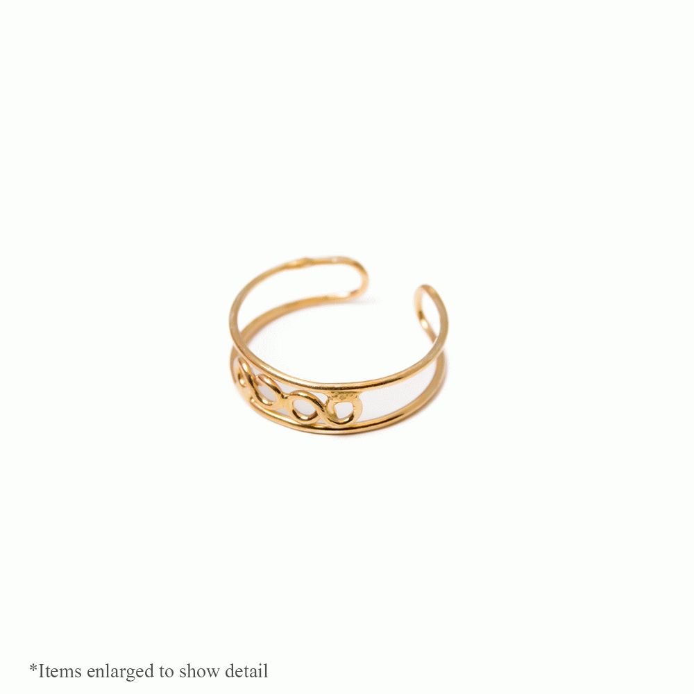 Antique Design Toe Ring 14k Gold Plated Adjustable Body Jewelry In Most Recent 14k Toe Rings (View 18 of 25)