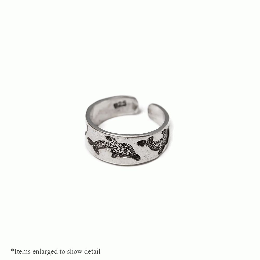 Body Jewelry Toe Ring Sterling Silver Adjustable Within Most Popular Dolphin Toe Rings (View 15 of 15)