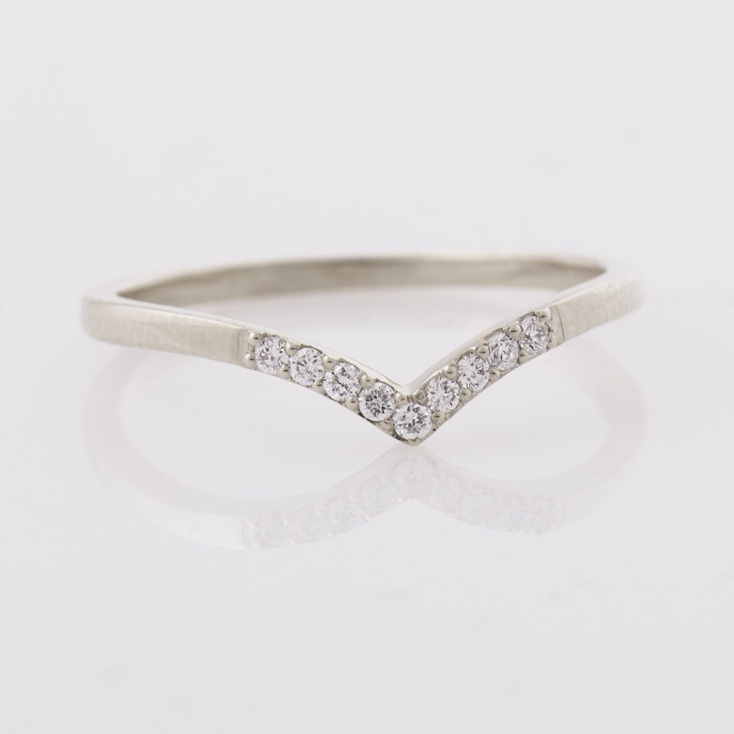 Chevron Diamond Rings | Wedding, Promise, Diamond, Engagement Intended For Newest Chevron Wedding Rings (View 9 of 15)