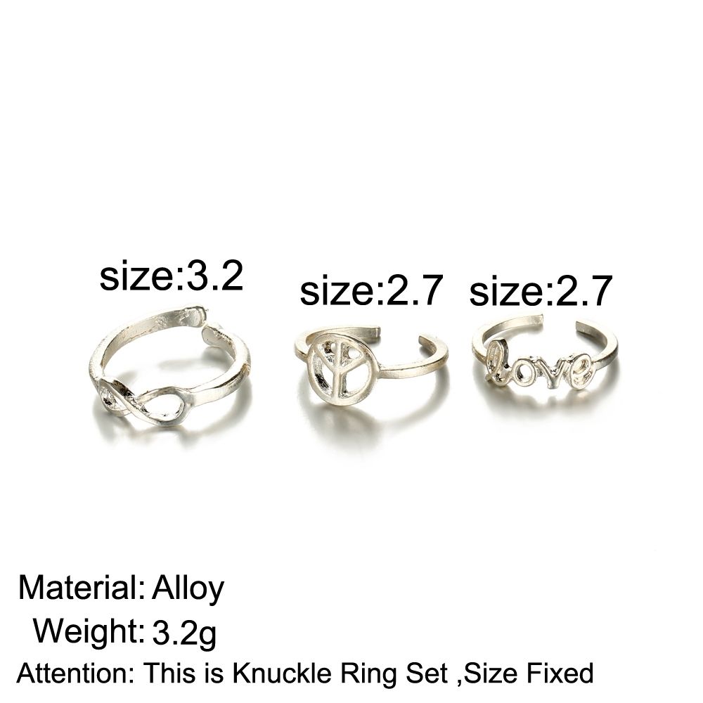 If Me Vintage Toe Rings Infinity Peace Love Foot Rings Set Gold Pertaining To 2018 Vintage Toe Rings (View 7 of 15)