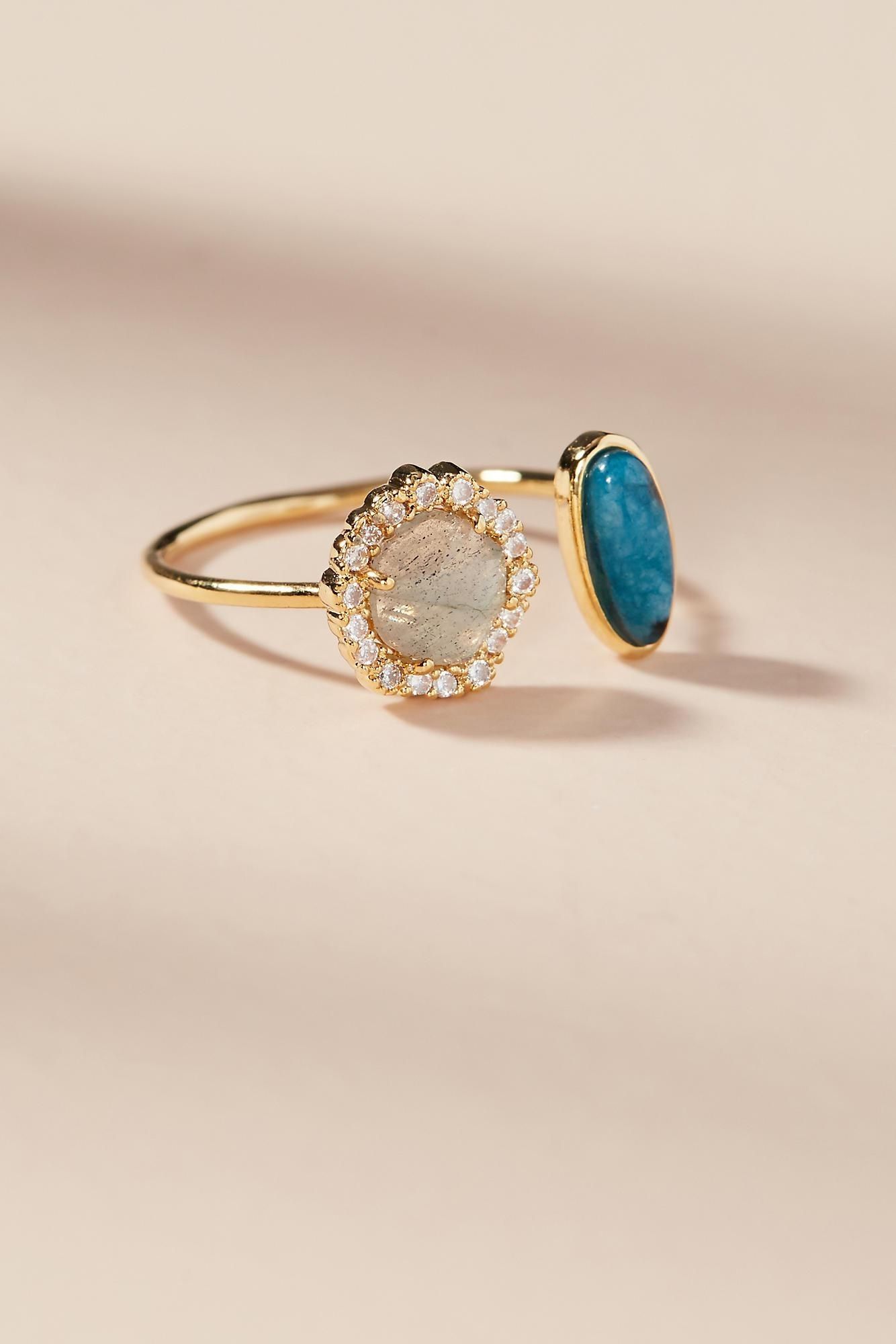 Lyst – Anthropologie Adelaide Ring In Blue Inside Most Up To Date Adelaide Toe Rings (View 1 of 15)