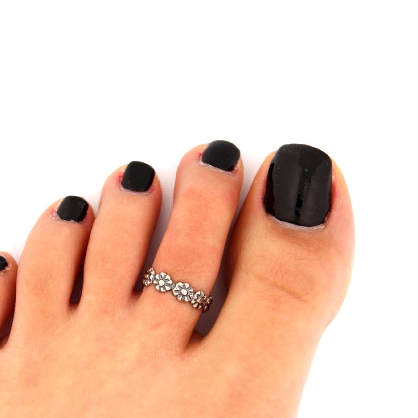 Shopping For Toe Rings That Are Simple Yet Chic? This Silver Toe Pertaining To Recent Non Adjustable Sterling Silver Toe Rings (View 4 of 15)