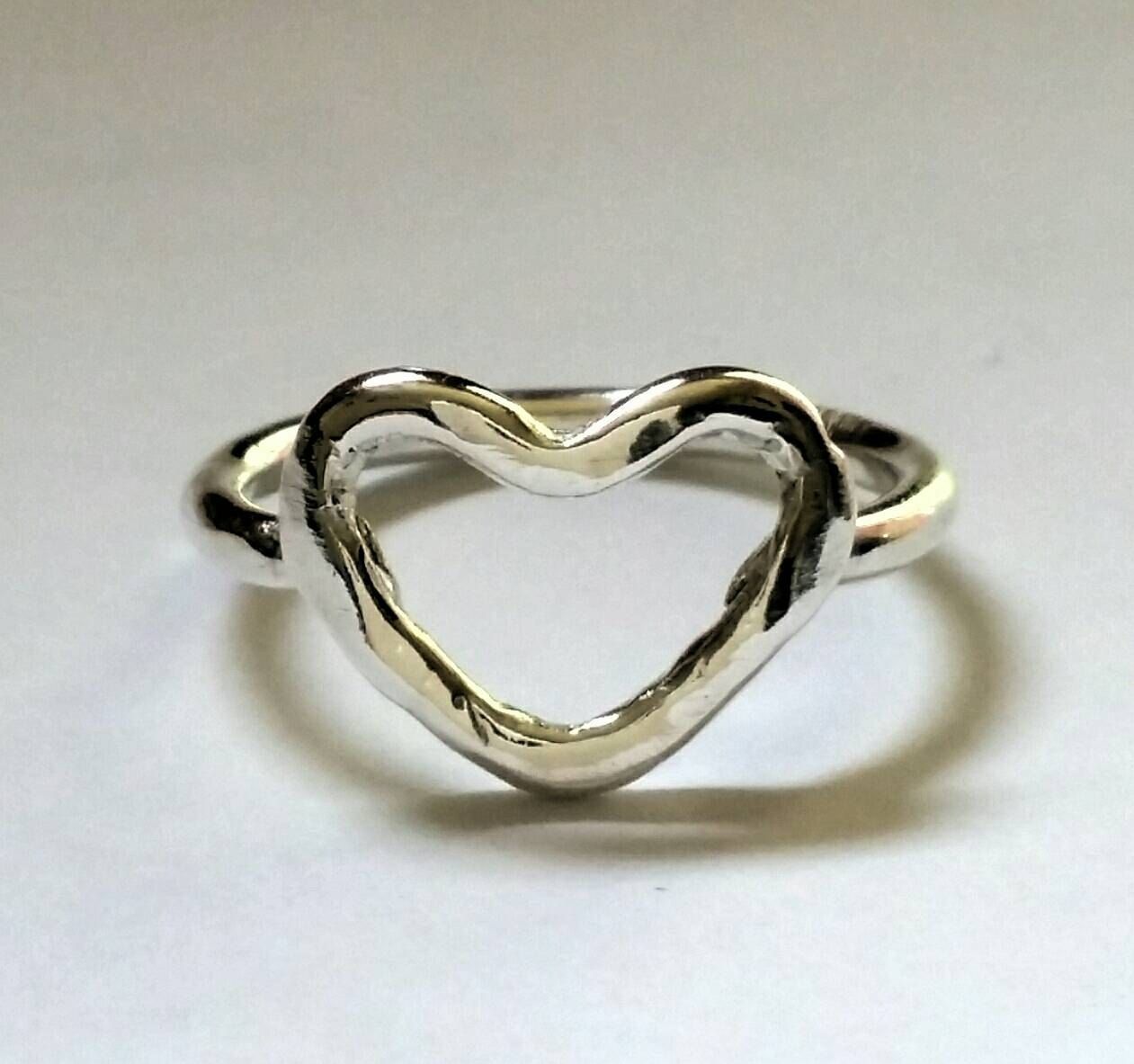 Sterling Silver Jewelry Toe Ring Midi Ring Heart Jewelry Intended For Most Recent Sterling Silver Fitted Toe Rings (View 3 of 15)