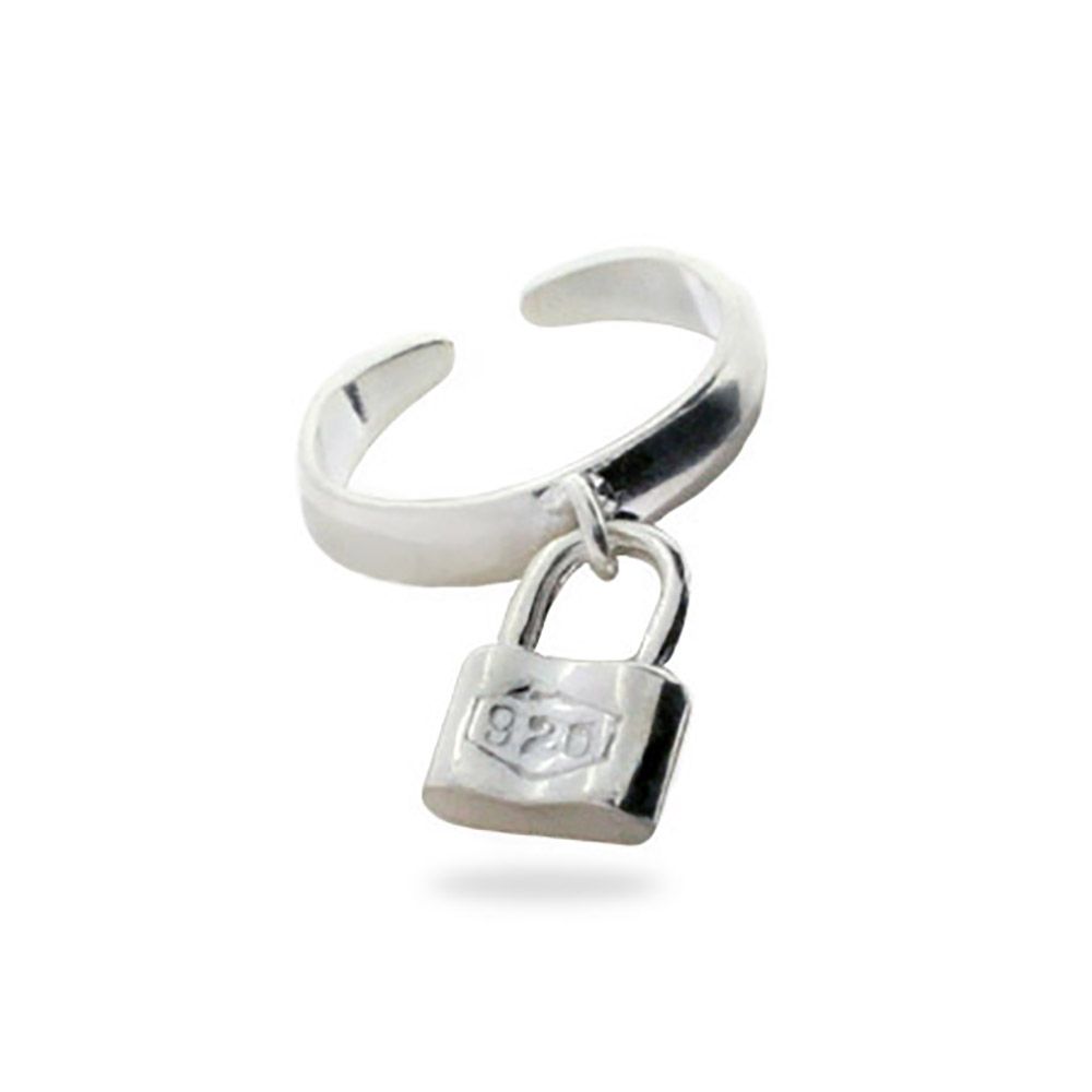 Style Sterling Silver 1837 Lock Toe Ring | Eve's Addiction® For Current Tiffany Toe Rings (View 14 of 15)