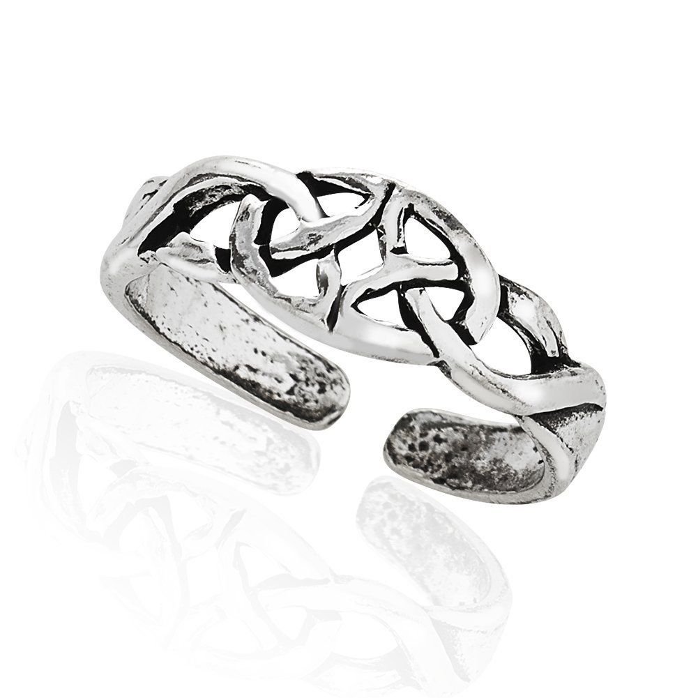 Vintage Irish Jewelry Gift Celtic Knot Toe Ring Pandora New | Ebay With Regard To 2017 Pandora Toe Rings Jewellery (View 13 of 15)