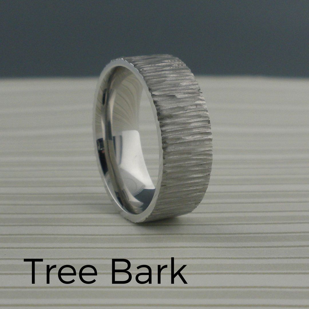 Cobalt Chrome And 14k Wedding Band With Milgrain | Cobalt, Chrome Pertaining To Most Up To Date Aspen Tree Comfort Fit Cobalt Wedding Bands (View 12 of 15)