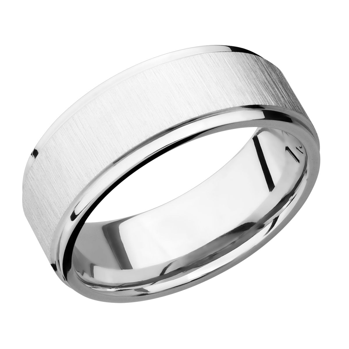 Lashbrook Cc8fge Cobalt Chrome Wedding Ring Or Band | Tq Diamonds Pertaining To Latest Diamond Cobalt Three Stone Hammered Rings (View 5 of 15)
