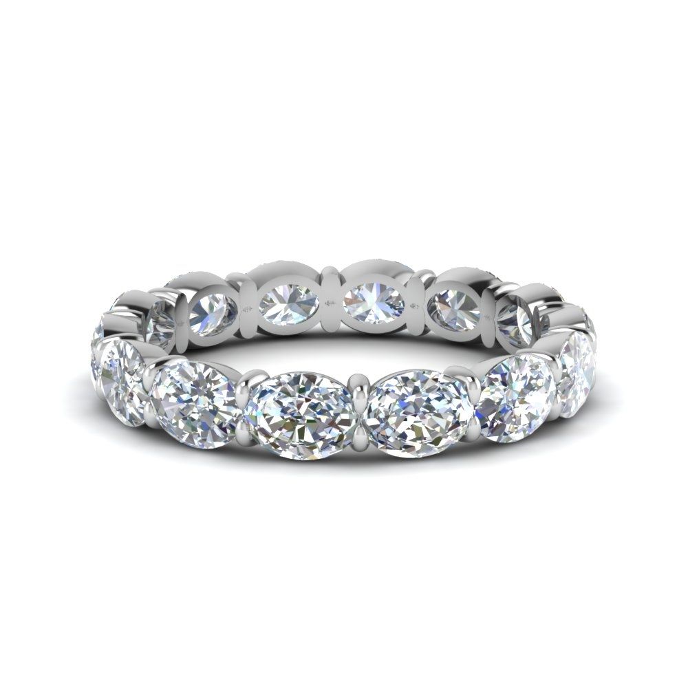 Popular Diamond Eternity Rings | Fascinating Diamonds With Most Recently Released Emerald And Diamond Three Row Reversible Anniversary Bands In 14k Gold (Photo 6 of 15)