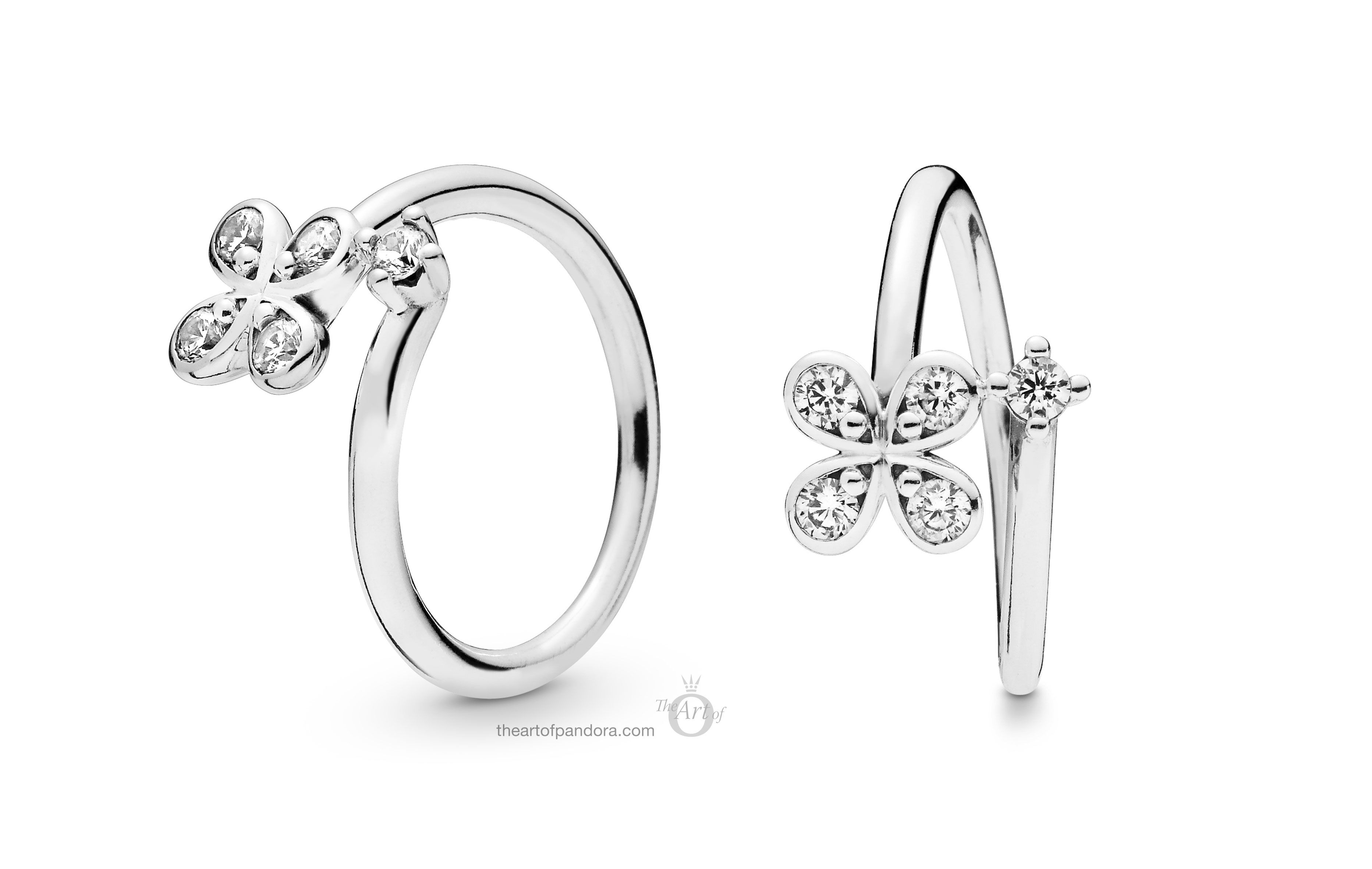 197988cz Pandora Four Petal Flower Ring – The Art Of Pandora | More Throughout Most Recently Released Four Petal Flower Rings (View 4 of 25)