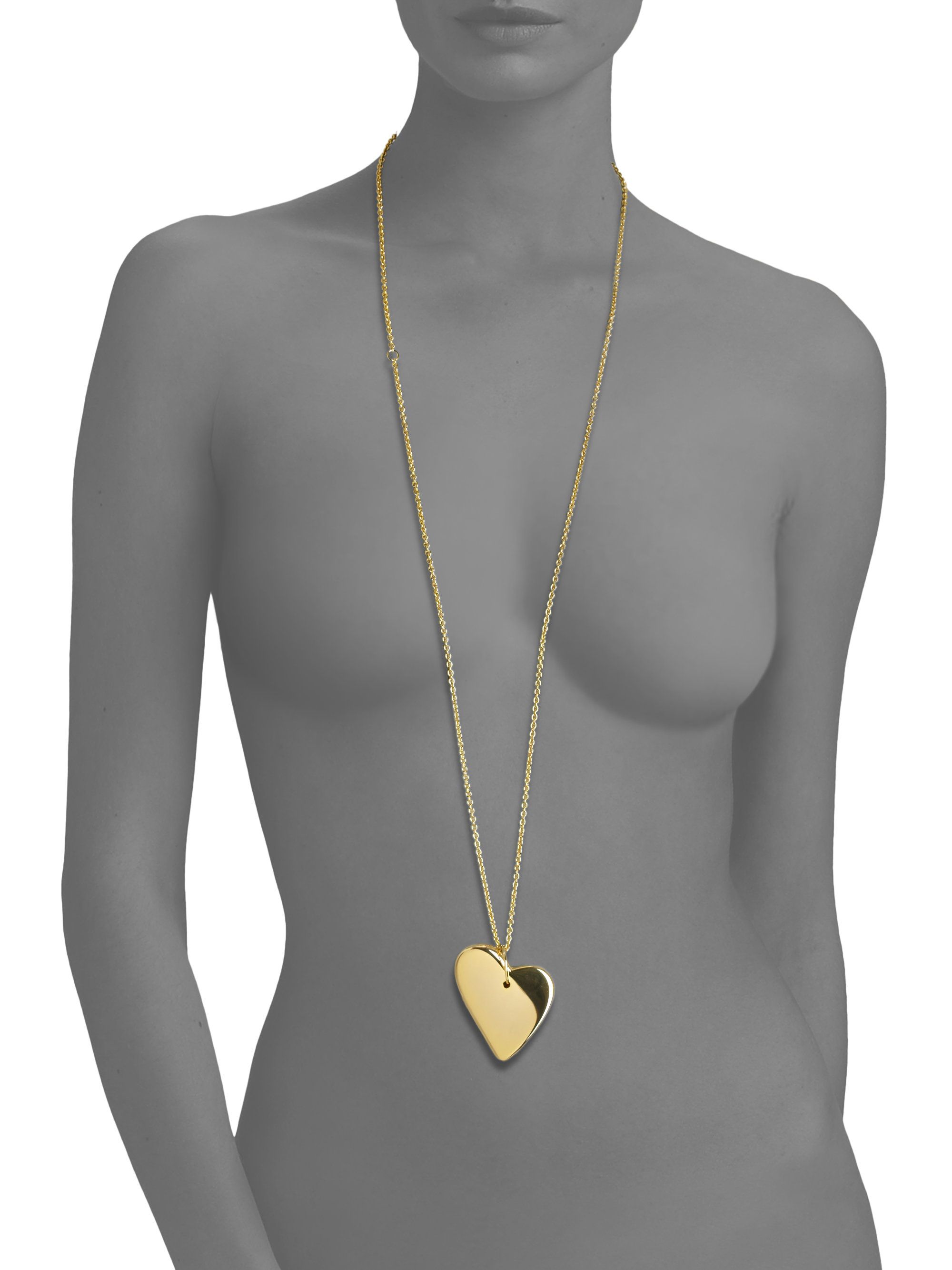 1arunoaerre Metallic Asymmetrical Heart Pendant Necklace With Newest Asymmetrical Heart Necklaces (View 22 of 25)