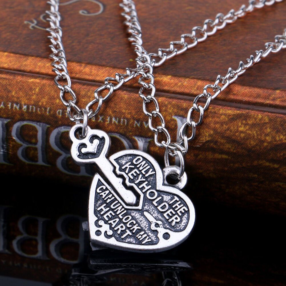 1pair Best Friends Necklaces Key Heart Pendant Chain Necklaces In 2019 Best Friends Heart & Key Necklaces Pendant Necklaces (View 21 of 25)