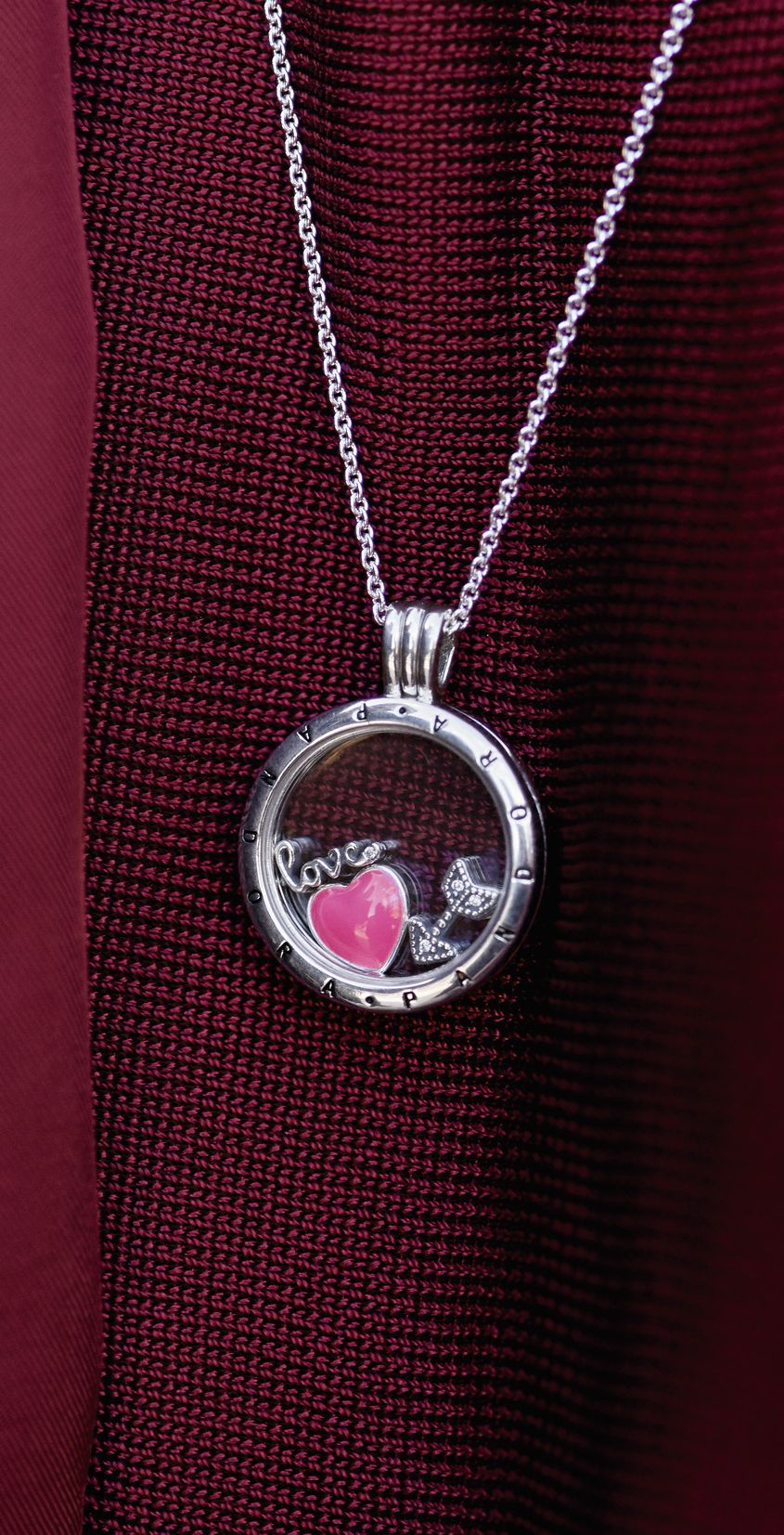 2018 Silver & Gold Jewelry Collection | Pandora Lockets | Jewelry Pertaining To 2019 Pink Cherry Blossom Flower Locket Element Necklaces (View 18 of 25)