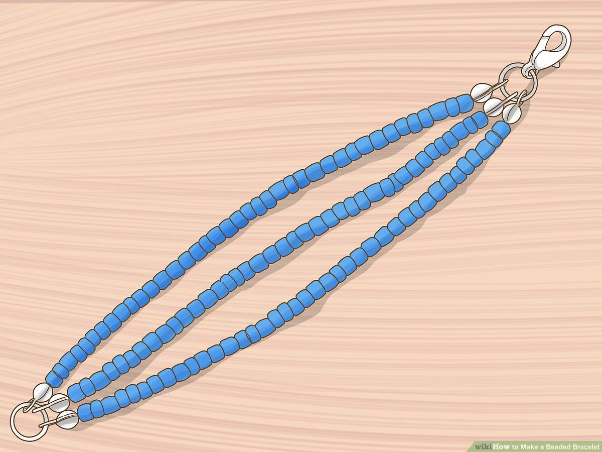 4 Ways To Make A Beaded Bracelet – Wikihow Inside Best And Newest Strings Of Beads Rings (View 12 of 25)