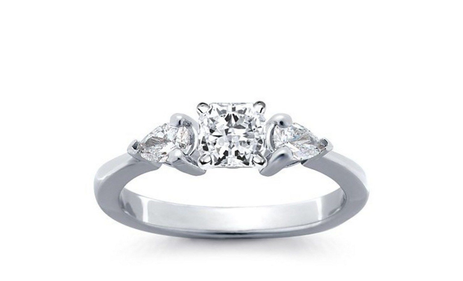 62 Diamond Engagement Rings Under $5,000 | Glamour Intended For Latest Princess Cut Diamond Five Stone Anniversary Bands In White Gold (View 21 of 25)