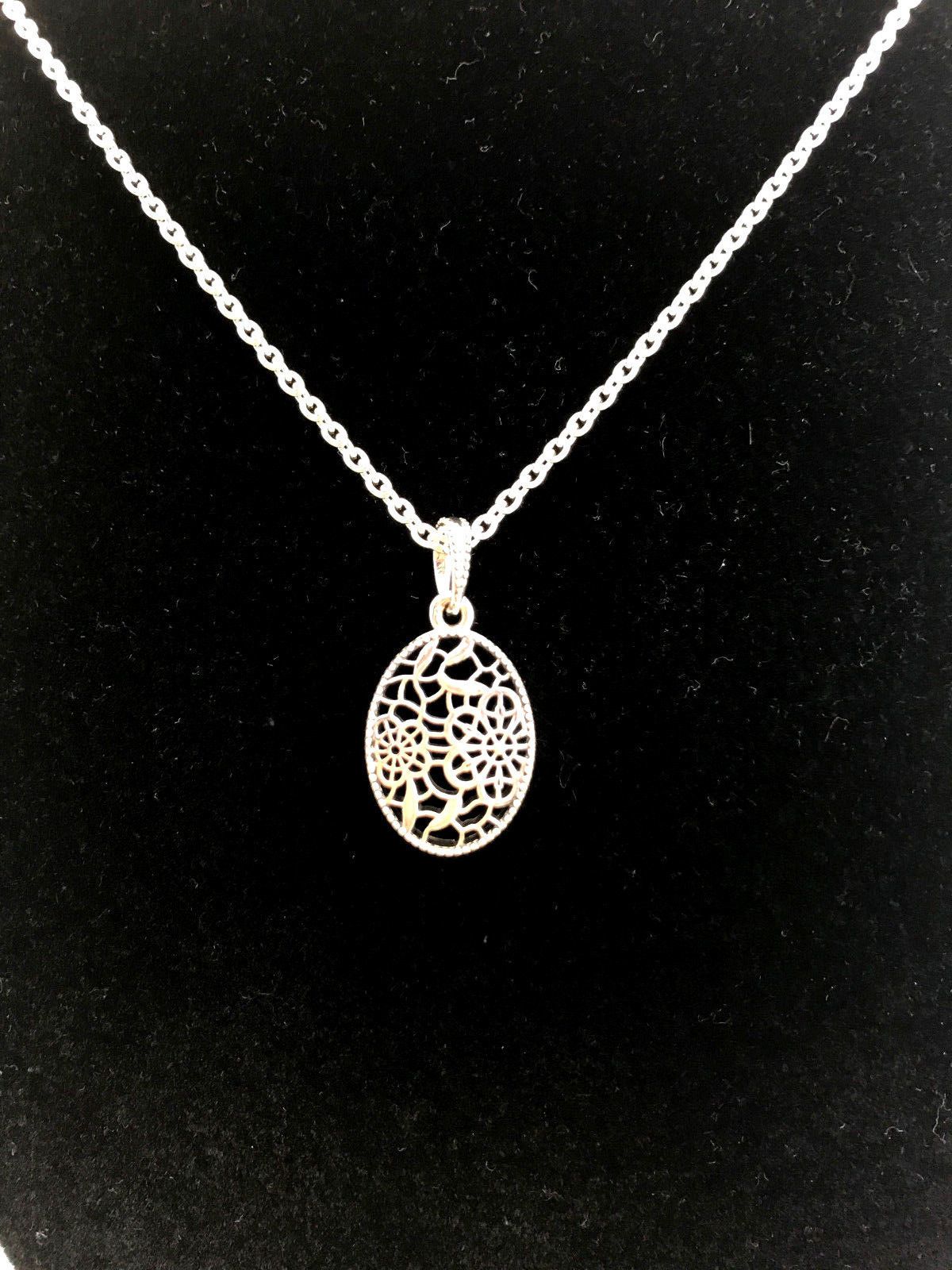 Authentic Pandora Floral Daisy Lace Pendant And 50 Similar Items Pertaining To Latest Luminous Florals Pendant Necklaces (Photo 25 of 25)