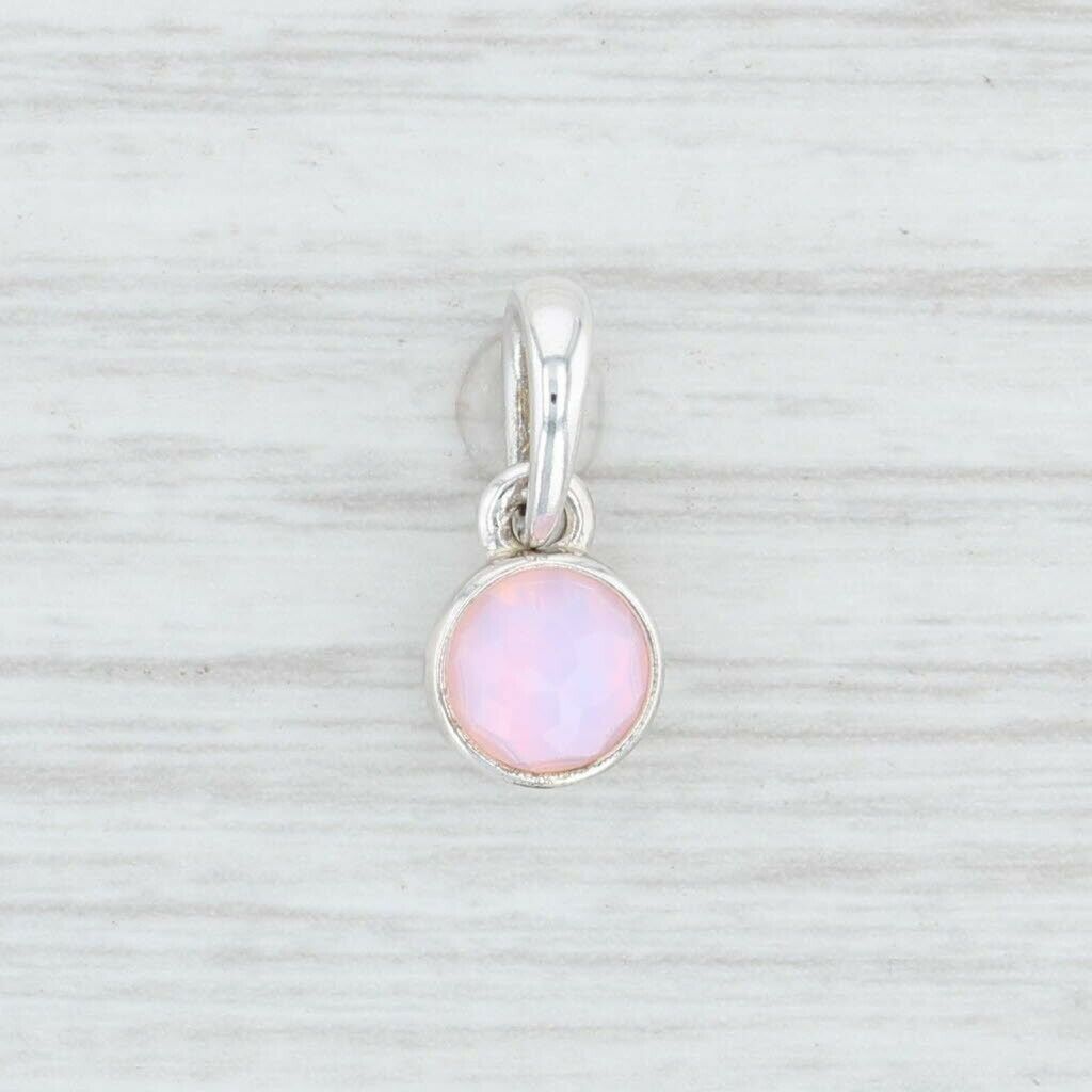 Authentic Pandora October Droplet Pendant Opalescent Pink Crystal 390396nop In Most Up To Date Opalescent Pink Crystal October Droplet Pendant Necklaces (View 10 of 25)