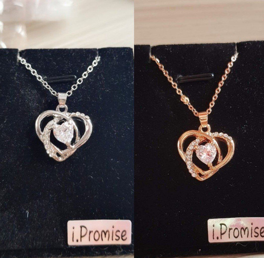 (buy 1 Get 1 Free) Swarovski Elements Crystal Heart Necklace With Regard To 2019 Pandora Logo Pavé Heart Locket Element Necklaces (Photo 25 of 25)