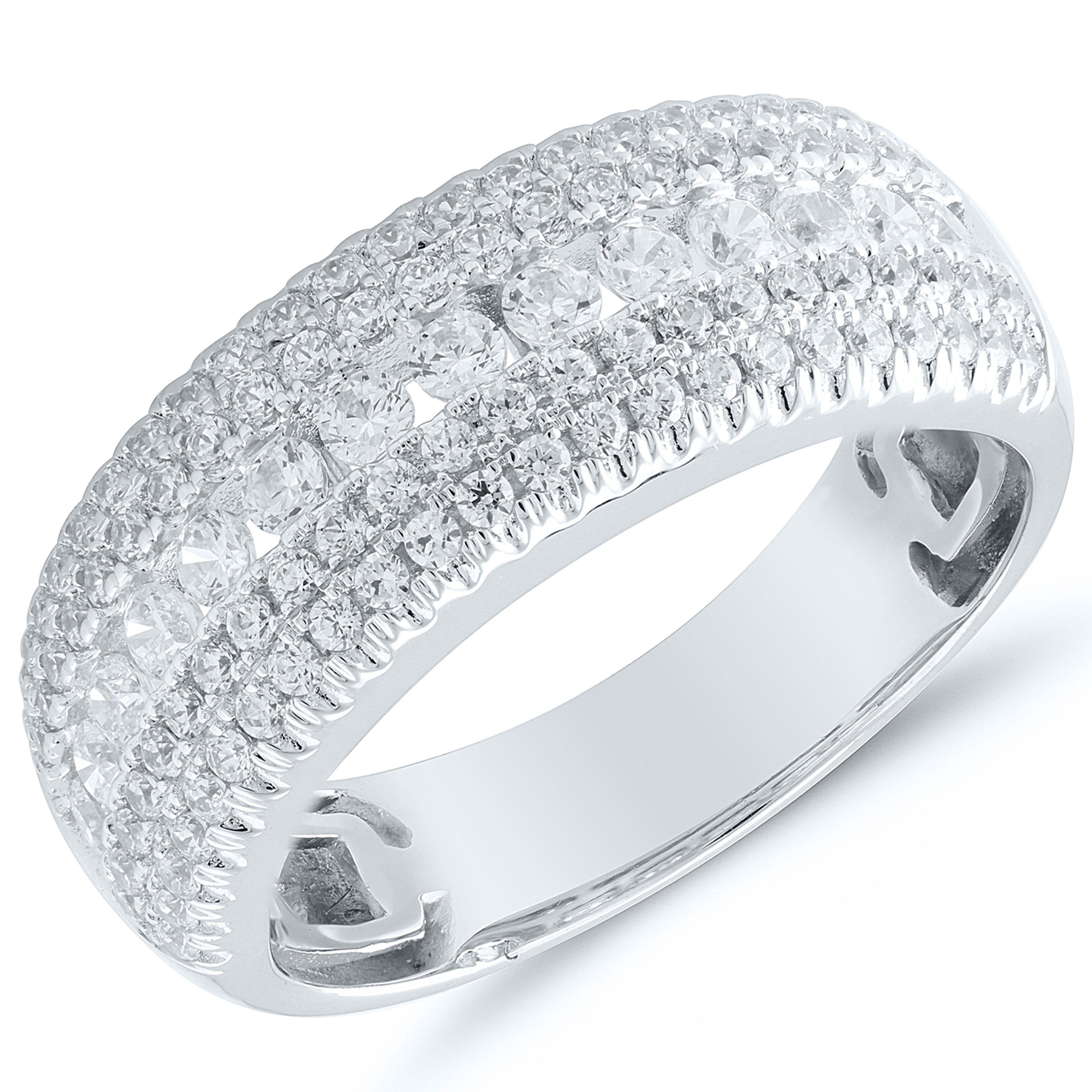 Caressa14k White Gold 1ct. T.w (View 1 of 25)