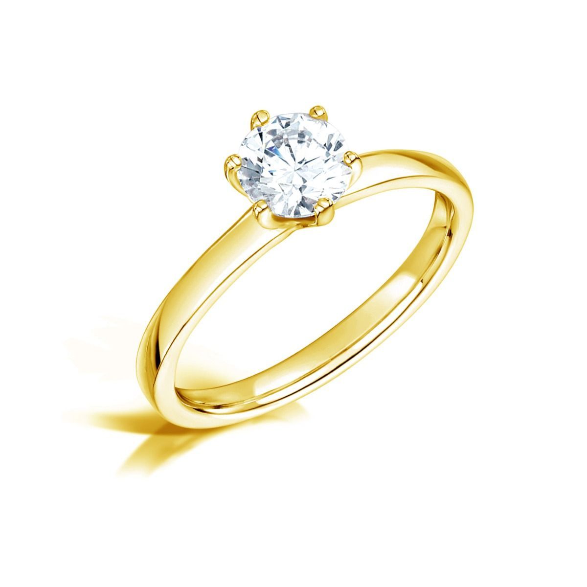 Clara – Buy Engagement Rings & Diamonds Online – Vanbruun Regarding Newest Sparkling Twisted Lines Rings (View 25 of 25)