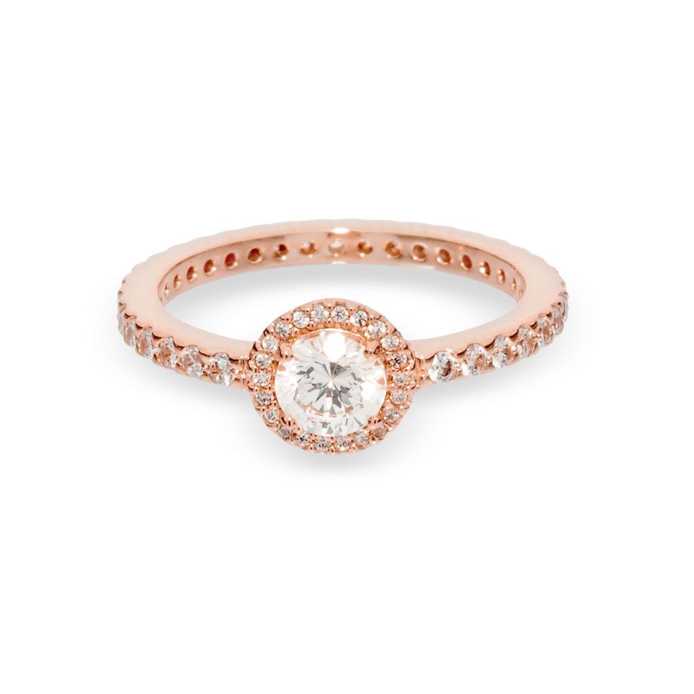 Classic Sparkle Halo Ring Intended For Recent Classic Sparkle Halo Rings (Photo 1 of 25)