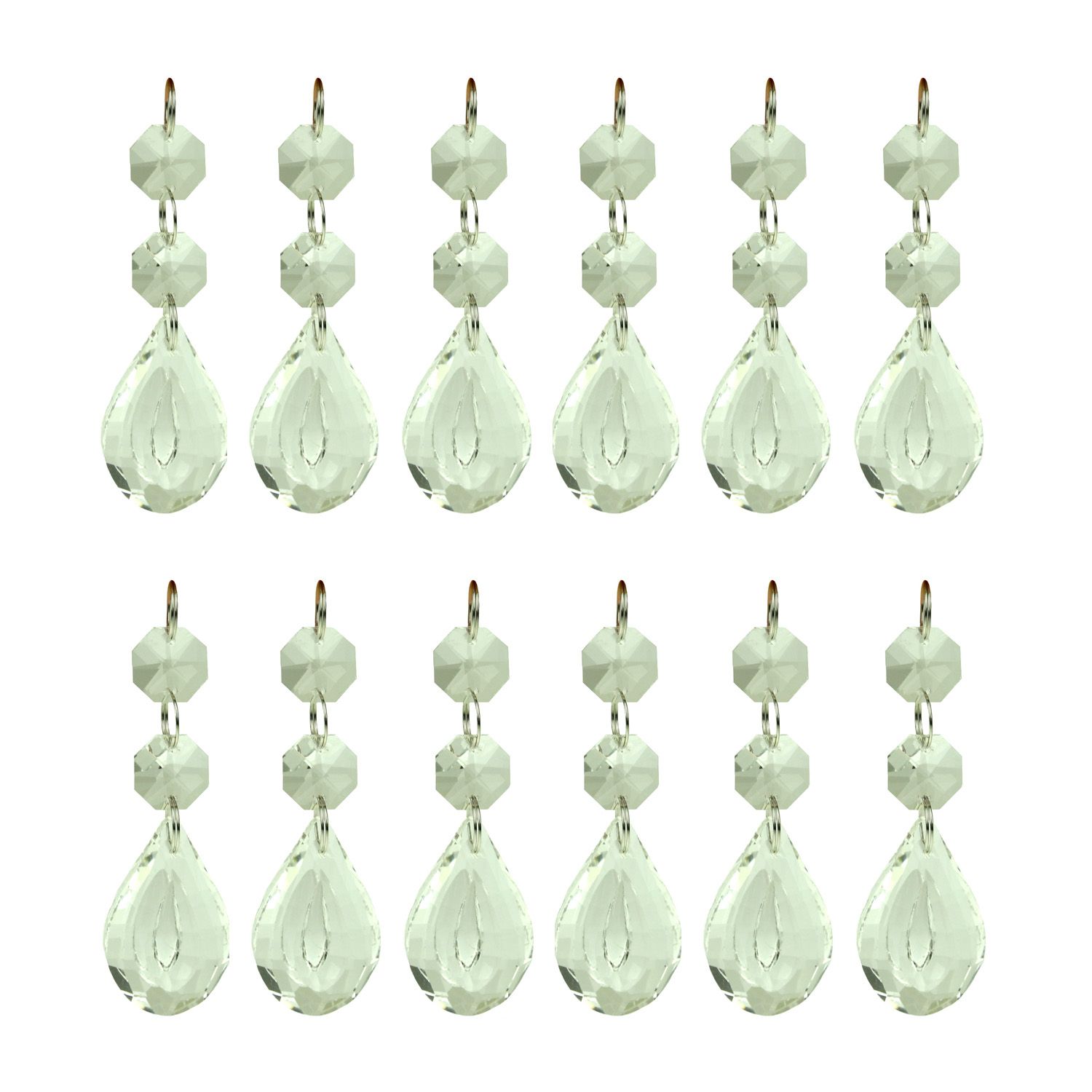 Details About 20pcs Pendants Teardrop Chandelier Crystal Pendants Glass  Pendants Beads To622 In 2020 Sparkling Teardrop Chandelier Pendant Necklaces (View 20 of 25)