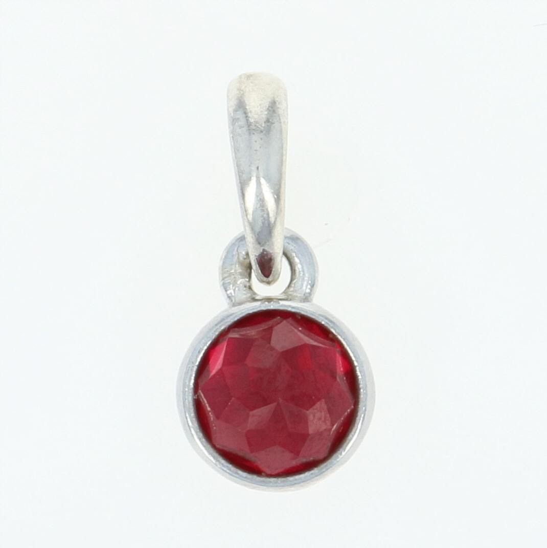 Details About New Authentic Pandora July Droplet Pendant – Sterling  Synthetic Ruby 390396sru Regarding Most Recent July Droplet Pendant, Synthetic Ruby Necklaces (View 1 of 25)