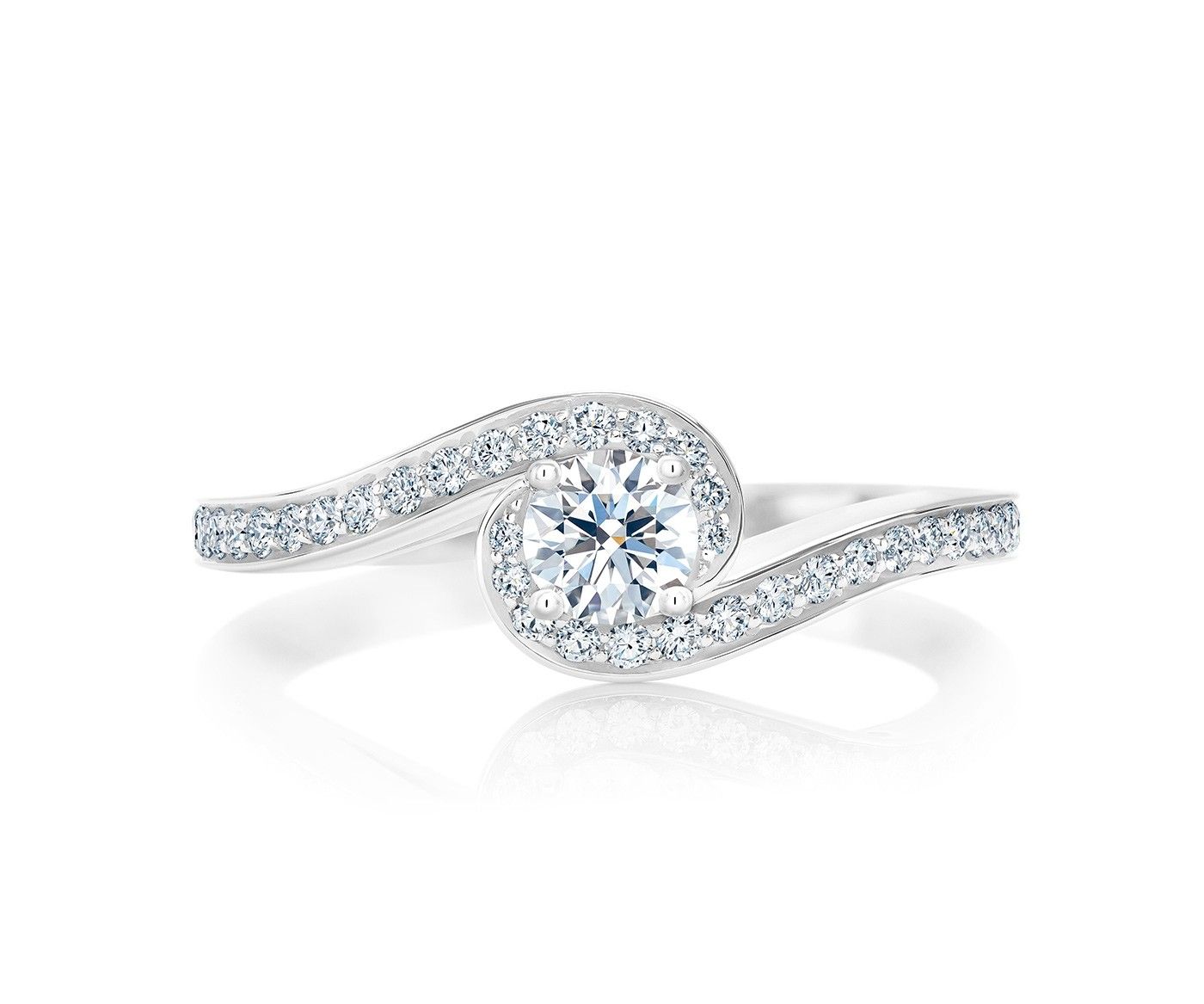 Diamond Engagement Rings | Bridal | De Beers With 2017 Sparkling Twisted Lines Rings (View 23 of 25)