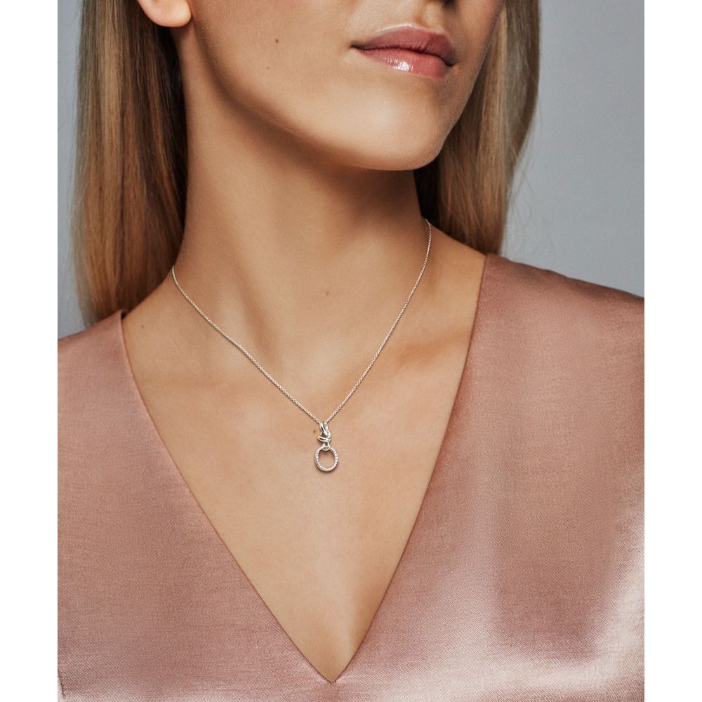 Discover Endless Love With The Knotted Hearts Jewellery Collection Regarding Most Current Knotted Hearts T Bar Necklaces (View 4 of 25)