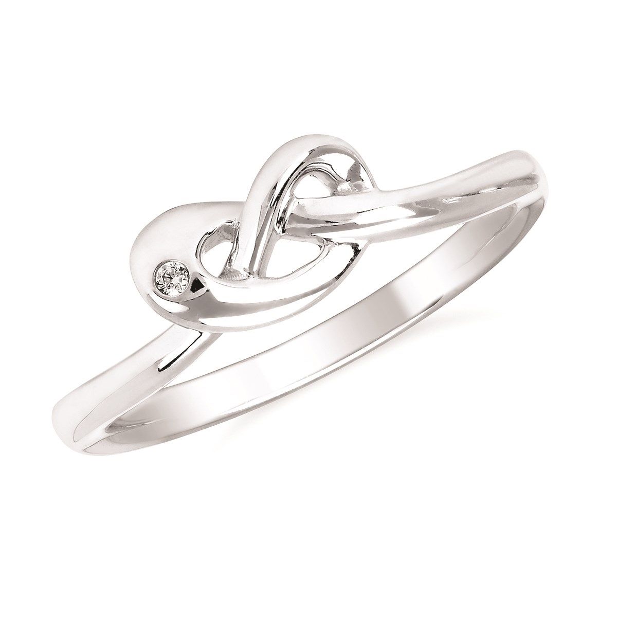Diva Diamonds Knot Ring With Latest Shimmering Knot Rings (View 11 of 25)