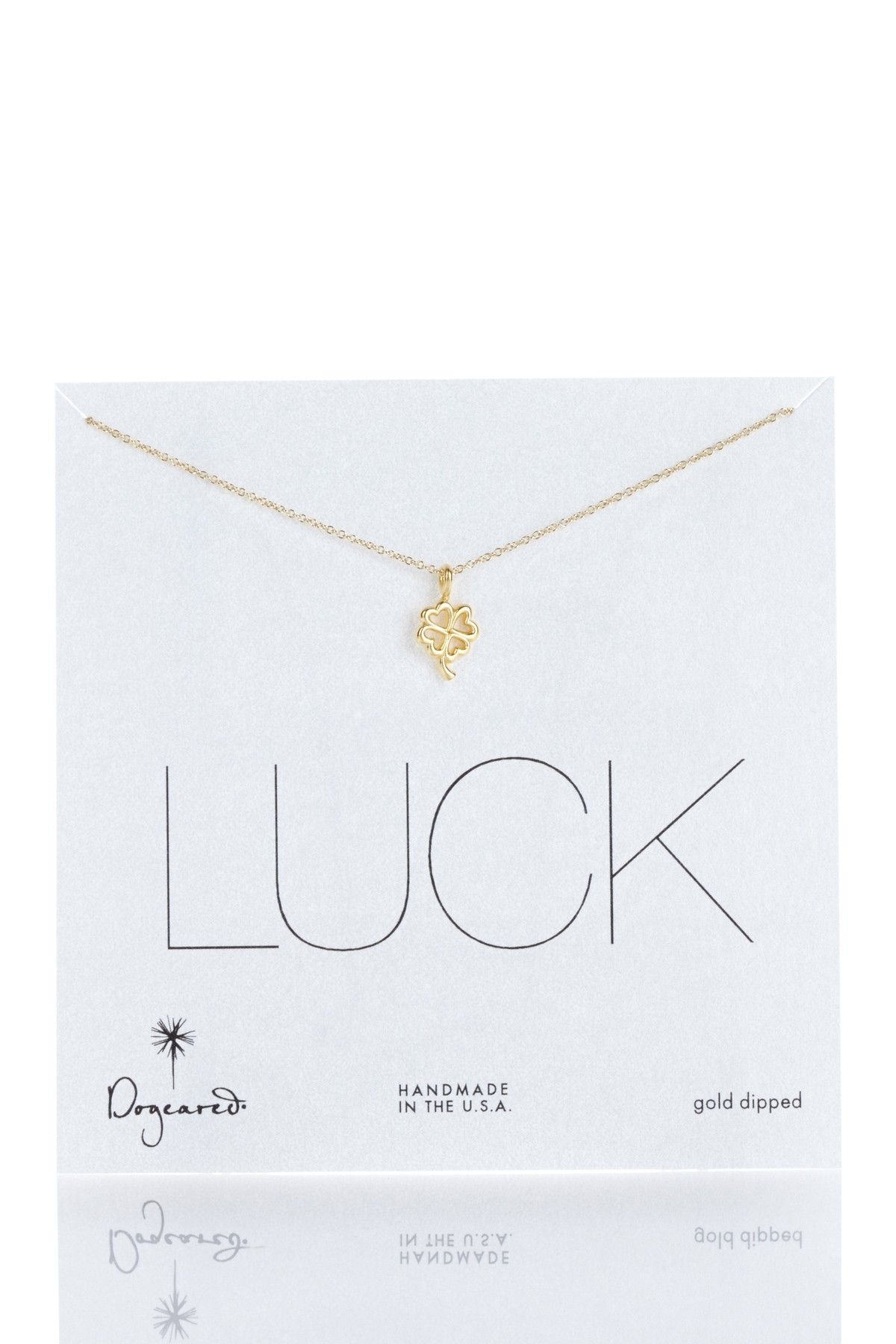 Dogeared | Luck Four Leaf Clover Charm Necklace | Nordstrom Rack Throughout Most Up To Date Lucky Four Leaf Clover Y  Necklaces (View 21 of 25)