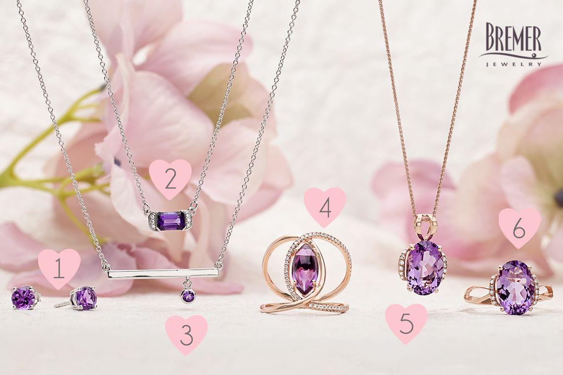 February Birthstone – February Intended For 2020 Purple February Birthstone Locket Element Necklaces (View 20 of 25)