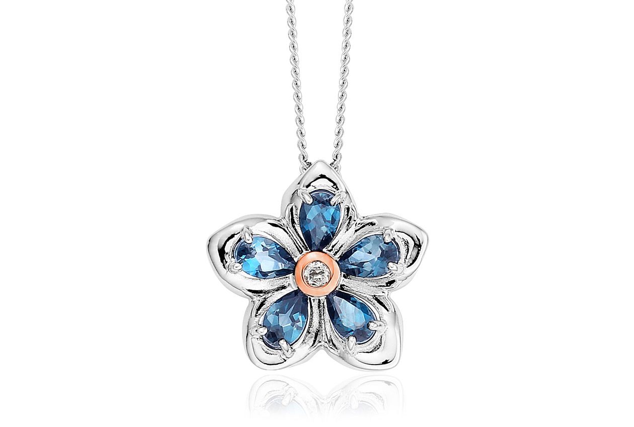 Forget Me Not Pendant Throughout Most Up To Date Forget Me Not Necklaces (View 3 of 25)